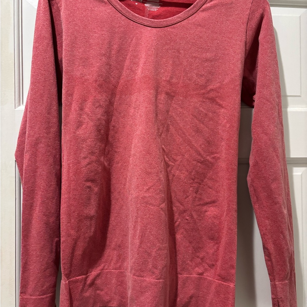 Zyia Red Long Sleeve performance shirt